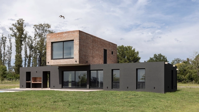Casa Los Juncos / Caparroz Arquitectura - Fotografia de Exterior, Casas, Fachada, Porta