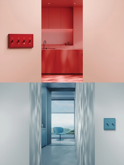 Smart and Retro: Advanced Toggle Switches Harmonized with Le Corbusier's Color System - Featured Image
