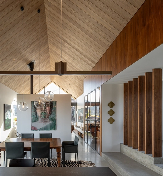 Home for an Art Collector / Ben Hudson Architects - Interior Photography, Houses, Beam, Facade, Table, Chair