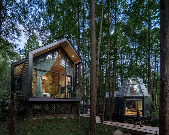 东明山森语 / GLA 建筑设计 - 建筑图, 青年旅舍, 森林