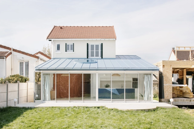 Tilleuls House Extension / miogui architecture - Exterior Photography, Extension, Facade, Door