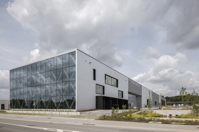 Buda Recypark Industrial Center / A229 + evr-Architecten - Exterior Photography, Industrial Architecture, Facade