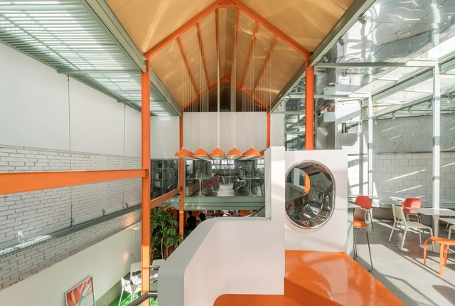 Kopi Cantel Braga / Studio ASA - Fotografía interior, Interiores De Cafeterías, Barandas
