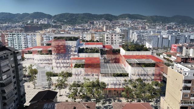 Coldefy 赢得为阿尔巴尼亚地拉那公共行政中心设计的国际竞赛 - 主图