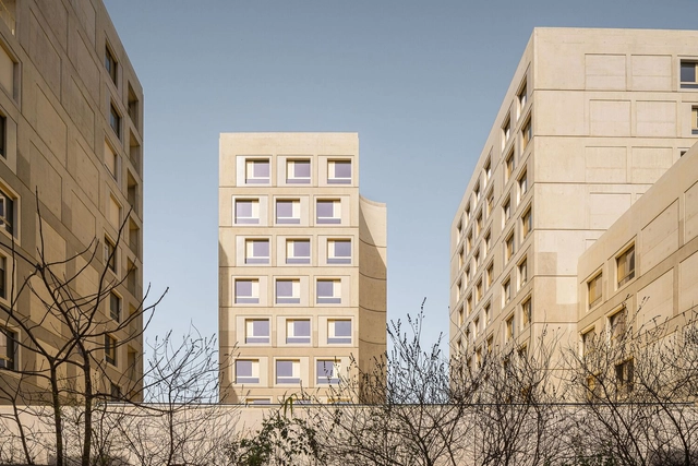 莱斯福姆斯豪住宅综合区 / Atelier Stéphane Fernandez - 建筑图, 集合住宅, 表皮