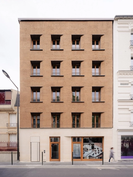 17 Rue des Quatre-Cheminées Residence / Déchelette Architecture - Drawings, Residential Architecture, Door, Facade