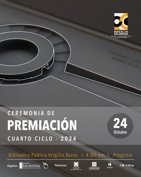 Ceremonia de Premiación: Premio Latinoamericano de Arquitectura Rogelio Salmona 2024 - Imagen Principal