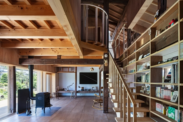 101 岁老宅重生记 / 1110 Office for Architecture - 室内图, 独立住宅, 梁, 表皮, 椅子