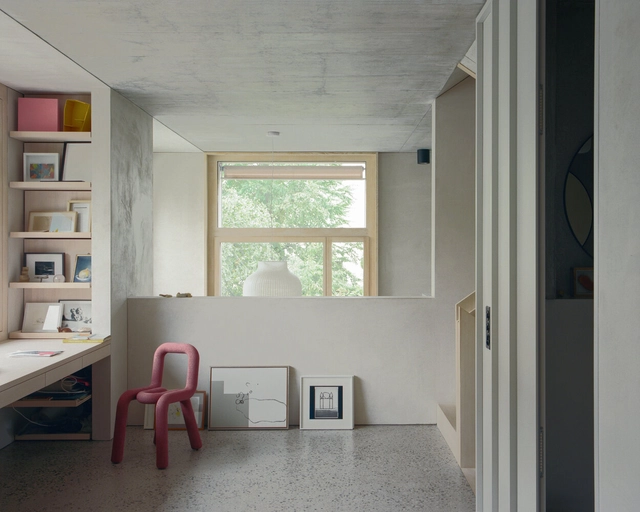 Atelierhaus Luftmattstrasse / Brandenberger Kloter - Interior Photography, Residential Architecture, Chair, Table