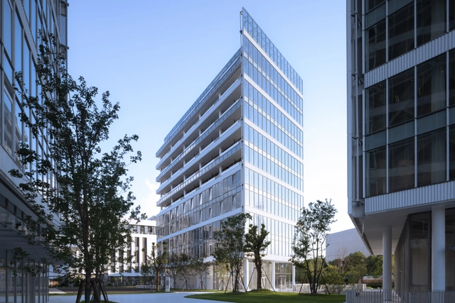 杭州泰瑞国际园区，工业建筑更“高技” / milanesi | paiusco - 建筑图, 办公设施, 表皮
