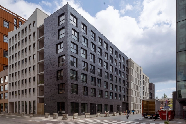 Plot 6 社会住宅 / HOH Architecten - 建筑图, 集合住宅, 表皮