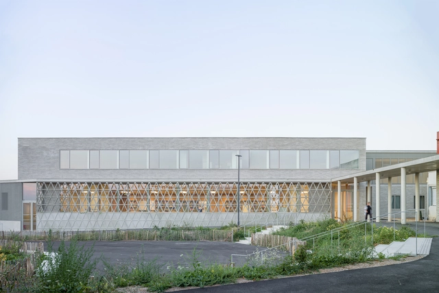 库尔松中学 / MABIRE REICH Architectes - 建筑图, 中小学校, 表皮