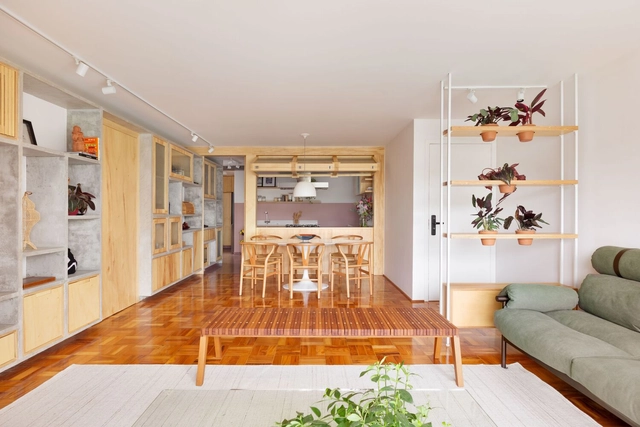 Apartamento Laica / Mana arquitetura - Fotografia de Interiores, Interiores De Apartamentos, Mesa