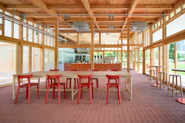 Blue Bottle Coffee Toyosu Park Cafe / Jo Nagasaka + Schemata Architects - Coffee Shop