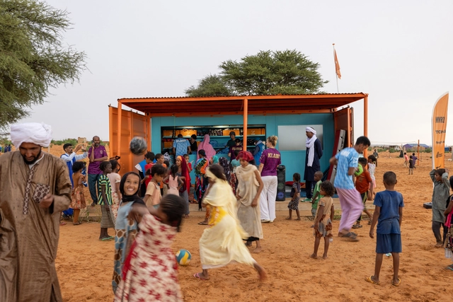 MVRDV Transforms Shipping Containers into Sports and Community Hubs for Refugees - Featured Image