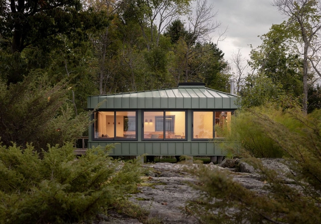 Cabana Verde / Daymark Design Incorporated - Fotografia de Exterior, Casas, Floresta