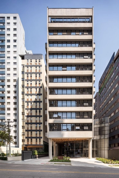 Edifício DS 1529 / Nommo Arquitetos + Helio Dorta - Fotografia de Exterior, Edifícios De Escritórios, Fachada