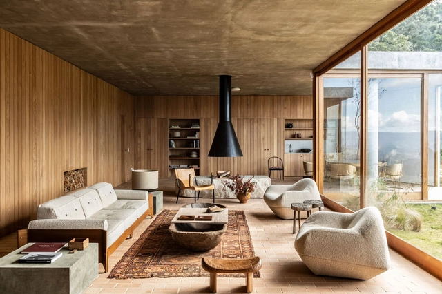 Casa na Mantiqueira / AR Arquitetos - Fotografia de Interiores, Casas, Viga, Mesa