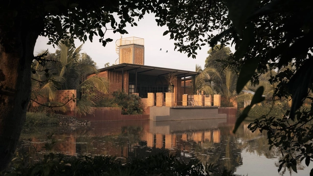 Hábitat junto al lago / Studio Prakriya - Casas