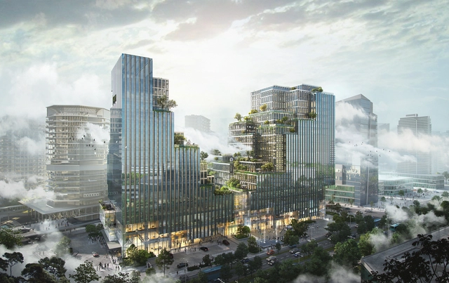 Büro Ole Scheeren Unveils a Live-Work-Play Development in Hangzhou, China - Featured Image