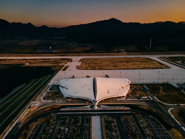 MAD Architects Nears Completion of Nature-Inspired Lishui Airport in China  - Featured Image