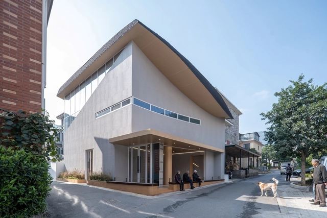 何家村老年之家 / 由牧建筑 - 建筑图, 社区中心, 表皮