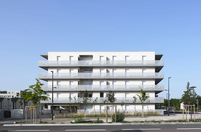 Les Herbettes Housing / Taillandier Architectes Associés - Exterior Photography, Apartments, Facade