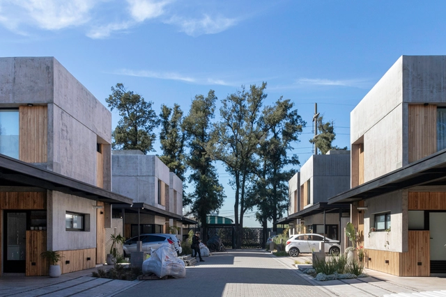  Barrio Coihues / 0.7 Arquitectura - Fotografía exterior, Coliving, Fachada