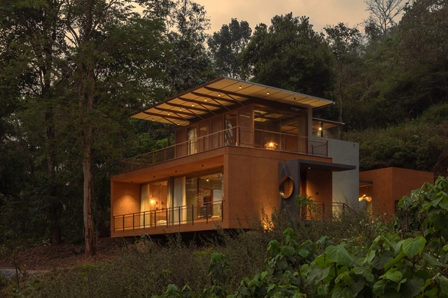 URUL House / STUDIO TERRATECTS - Exterior Photography, Houses, Facade, Door, Forest