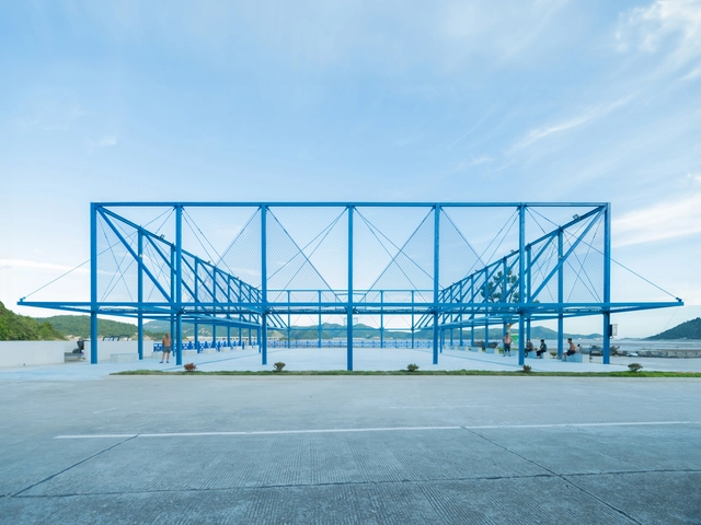 Quadra Azul / Found Projects + Atelier Noirs - Fotografia de Exterior, Edificios Públicos