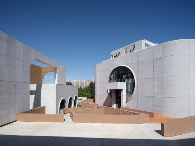 Complejo de deportes y cultura de Huilongguan / DAQI ARCHITECTS, China Architecture Design & Research Group - Edificios Públicos