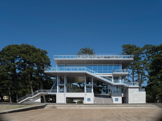 海啸疏散综合体：Toi 橙色露台/ 今井实验室，东京大学IIS + 日本工营都市空间株式会社 - 紧急服务设施