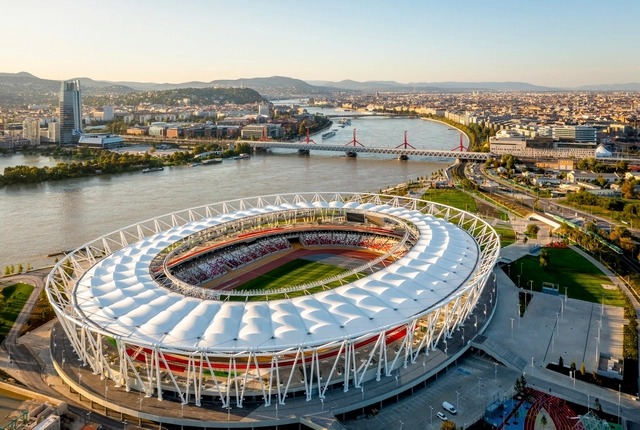 National Athletics Stadium Hungary / NAPUR Architect - Exterior Photography, Stadiums, Cityscape