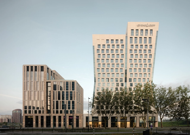 沙漏大楼 / Dam & Partners Architecten - 建筑图, 办公设施, 城市