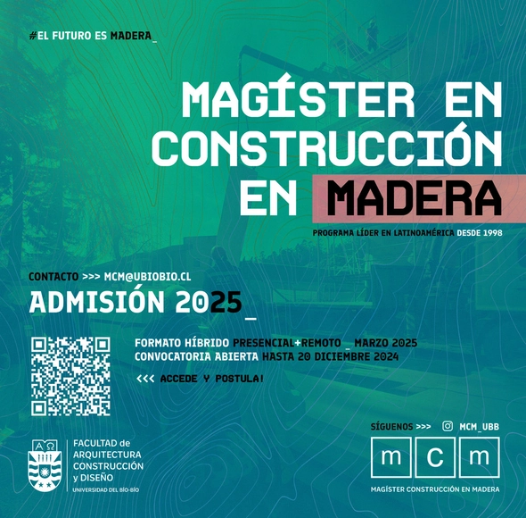Magíster en Construcción en Madera: Convocatoria 2025 - Imagen Principal