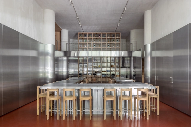 NINYAS Restaurante / IUA Ignacio Urquiza Arquitectos + apda Ana Paula de Alba - Fotografía interior, Restaurant, Cocina