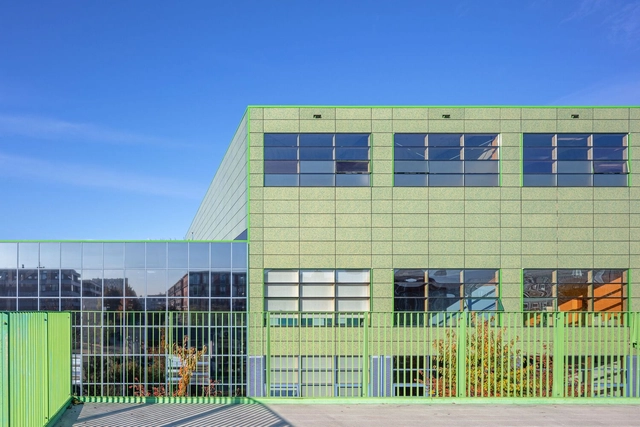 德·基克尔社区学校 / Dok 建筑事务所 - 建筑图, 中小学校, 围栏