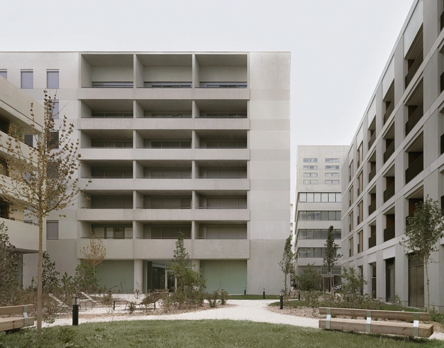 Barrio de usos mixtos Lyon Confluence / David Chipperfield Architects - Fotografía exterior, Vivienda Social