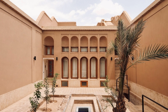 Gazorgah House / Torab Home - Exterior Photography, Restoration, Courtyard