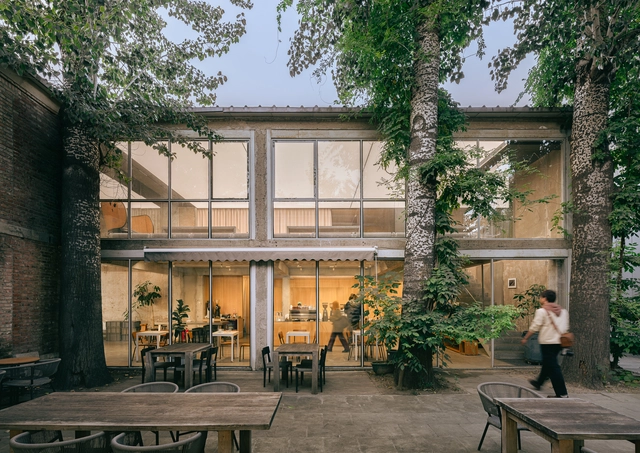 陶瓷三街 88 号 / 刷刷建筑 - 建筑图, 咖啡店室内设计, 庭院