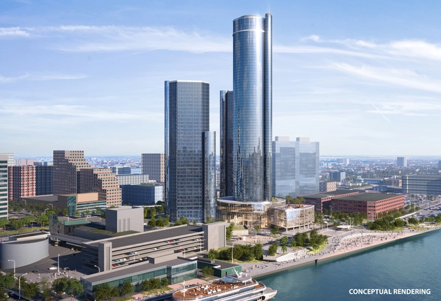 Detroit’s Renaissance Center to Be Reimagined as a Mixed-Use Waterfront Destination in United States - Featured Image