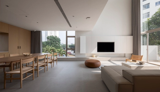 Tram House / HO Studio - Interior Photography, Houses, Table, Chair