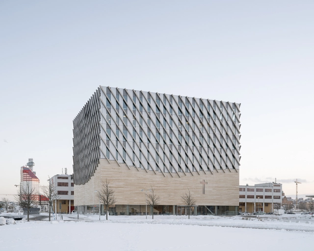 Frihamnskyrkan 教堂 / Elding Oscarson - 建筑图, 教堂