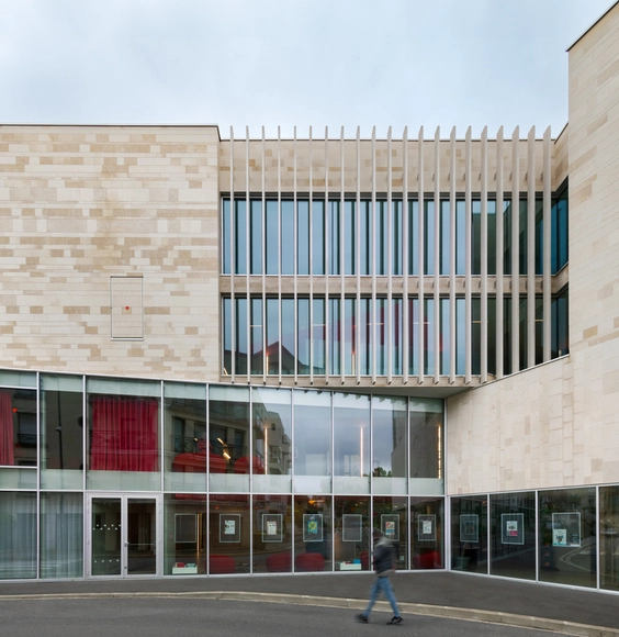 Cultural Centre in Bourg-la-Reine / Dominique Coulon & associés - Exterior Photography, Theaters & Performance , Facade