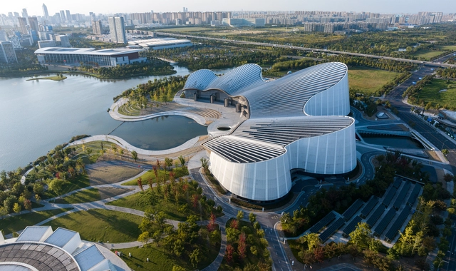南通大剧院 / 北京建院+保罗·安德鲁+泊思 - 建筑图, 演艺建筑, 城市