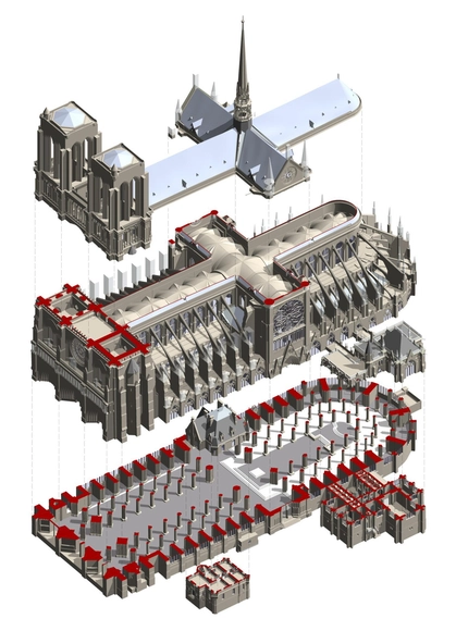Como o BIM ajudou Notre-Dame a ressurgir das cinzas? - Imagem de Destaque