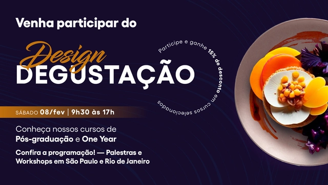 Design Degustação 2025 - Imagem de Destaque