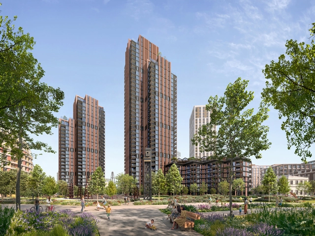 Foster + Partners Unveils Two New Residential Towers in London's King's Road Park Master Plan - Featured Image