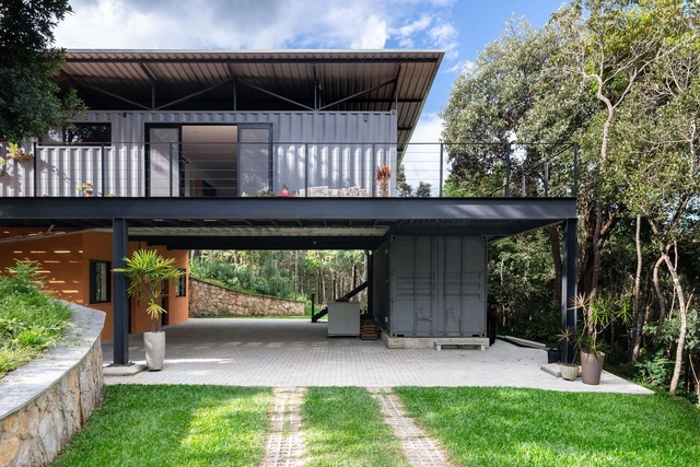 Residência CR0520 / Estúdio Dias - Fotografia de Exterior, Casas, Balcão