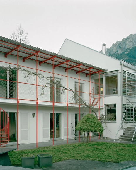 Casa N°7 Bretscha / Dominic Spalt Architektur - Fotografia de Exterior, Casas, Balcão